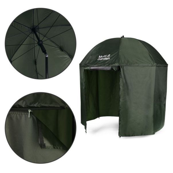 MULTIGARDEN Ribolovački suncobran podesive visine sa potpunim pokrivačem, - EP2256334