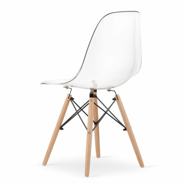 BOLZZ Rimini set 4 stolice transparent - BOLRIMCHATRANS