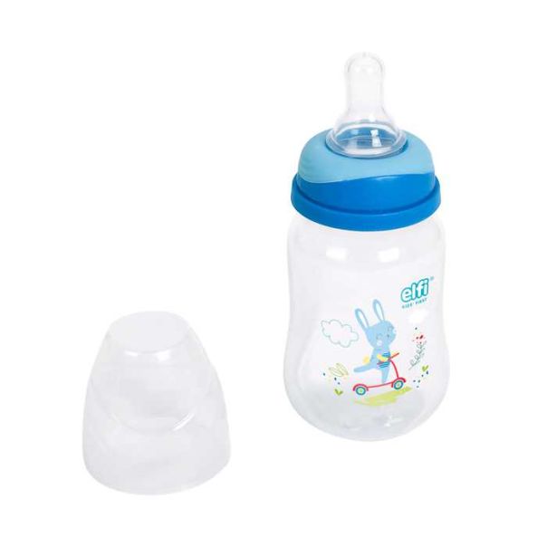 ELFI Flašica plastična - super clear FUN IN THE PARK, 125 ml - RK03-zec