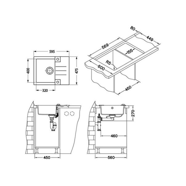 ALVEUS Sudopera Rock 30 G91 crna - 1090951