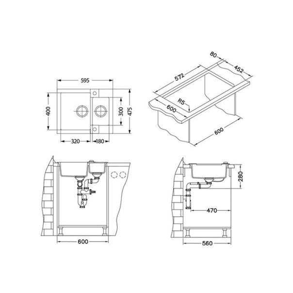 ALVEUS Sudopera Rock 80 G11 bela - 1090956