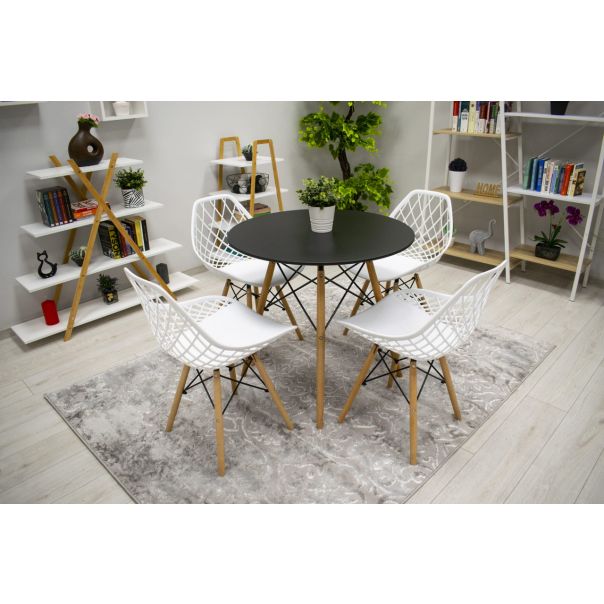 BOLZZ Roma set 4 stolice white - BOLROMCHAWHITS