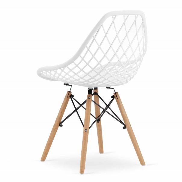 BOLZZ Roma set 4 stolice white - BOLROMCHAWHITS