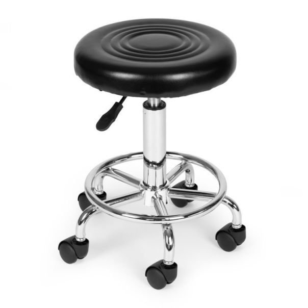 MODERNHOME Rotirajuća stolica, kozmetička i medicinska, podesiva, crna - - EP2671083