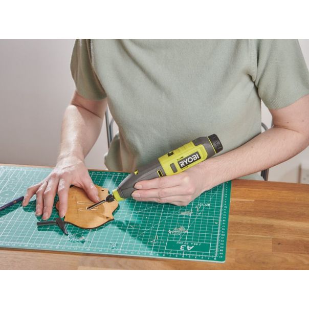 RYOBI Akumulatorski alat za rezbarenje USB Lithium 4V (2,0 Ah) RPC4-120G - RPC4-120G