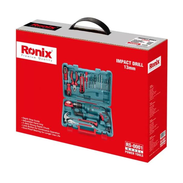 RONIX Udarna bušilica SET RS-0001 BMC 650W/22del - RS-0001RX