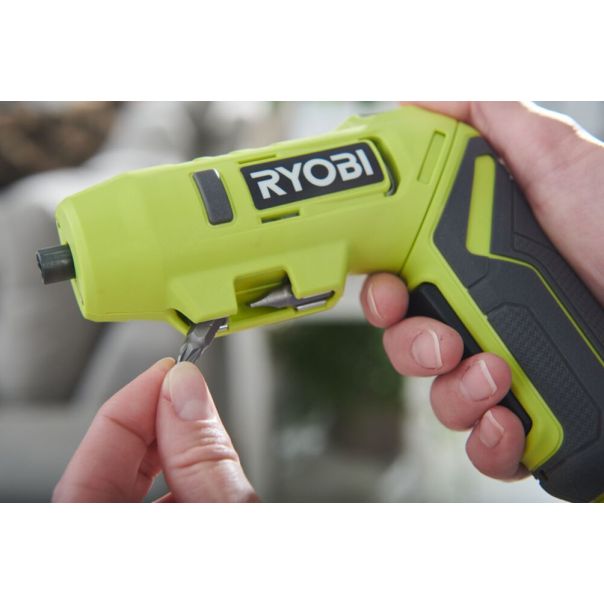 RYOBI Kompaktni aku okretni odvijač USB Lithium 4V (2,0 Ah) RSDP4-120G - RSDP4-120G