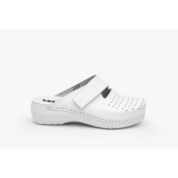 LEON Ženska papuča Rubicon- bela - 3500-BE