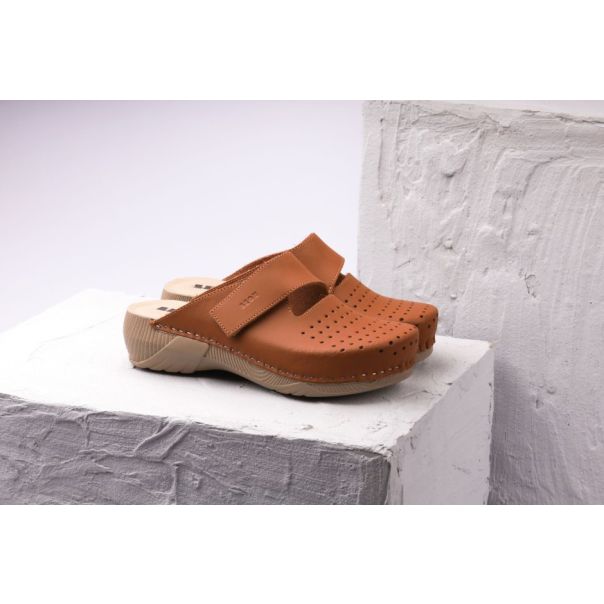 LEON Ženska papuča Rubicon-braon - 3500-BR