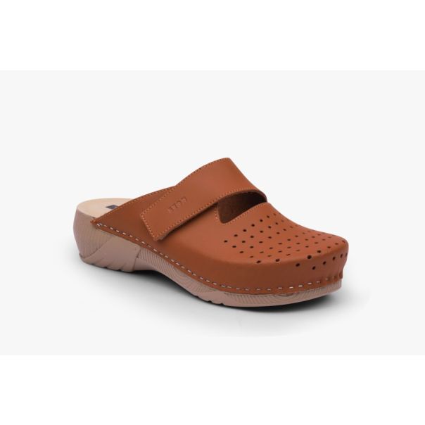 LEON Ženska papuča Rubicon-braon - 3500-BR