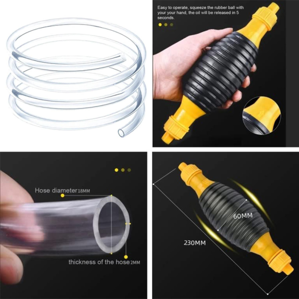 Rucna pumpa za tecnost Olen zuto crna - 209763