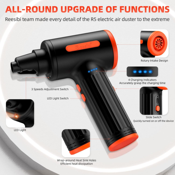 Rucni kompresor AD 20 90W HQ crno narandzasto - 215612