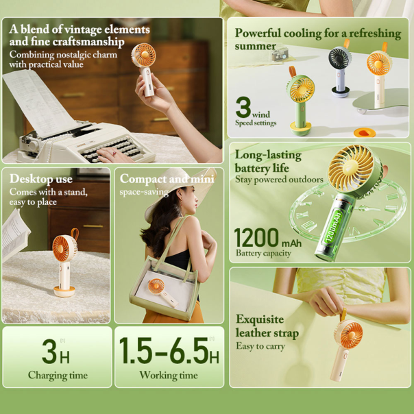 Rucni ventilator REMAX SF05 plavi - 217171