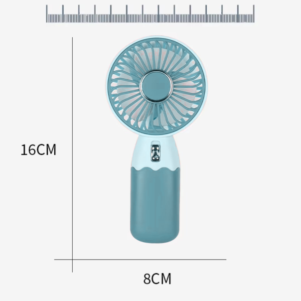 Ventilator ručni, lako prenosivi, plavi, USB punjenje - EP3104198