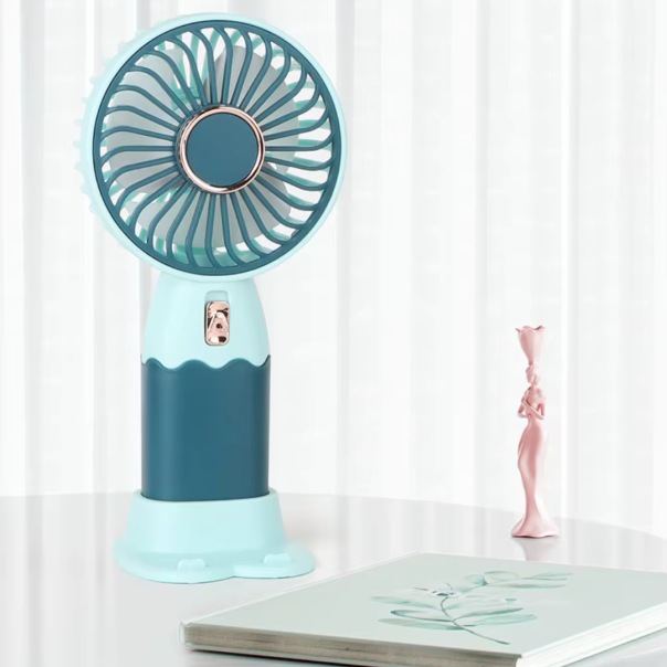 Ventilator ručni, lako prenosivi, plavi, USB punjenje - EP3104198