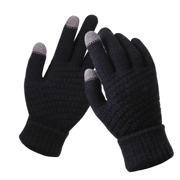 Rukavice za touch screen BRAIDED crne - 607015