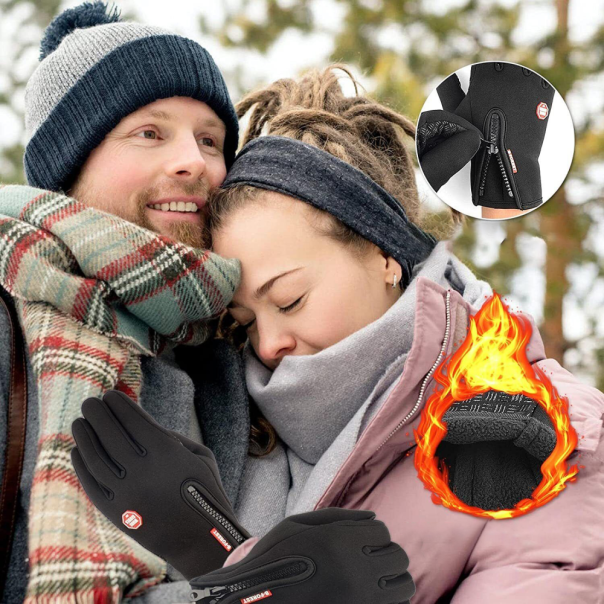 Rukavice za touch screen Forest crne L - 211181