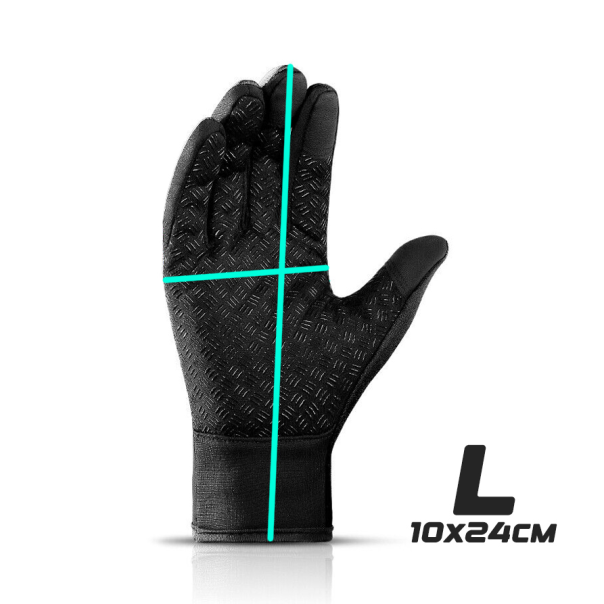 Rukavice za touch screen Forest crne L - 211181