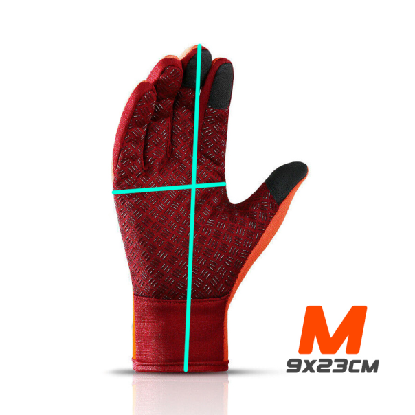 Rukavice za touch screen Forest narandzaste M - 211182