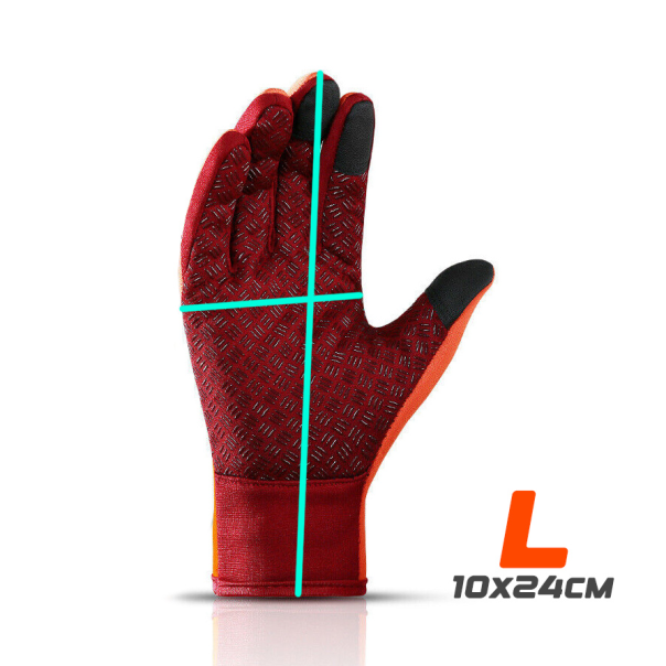 Rukavice za touch screen Forest narandzaste L - 211184