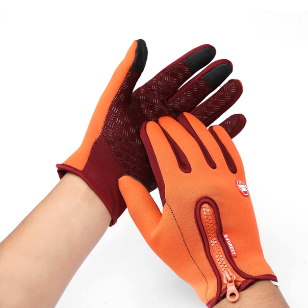 Rukavice za touch screen Forest narandzaste XL - 211183