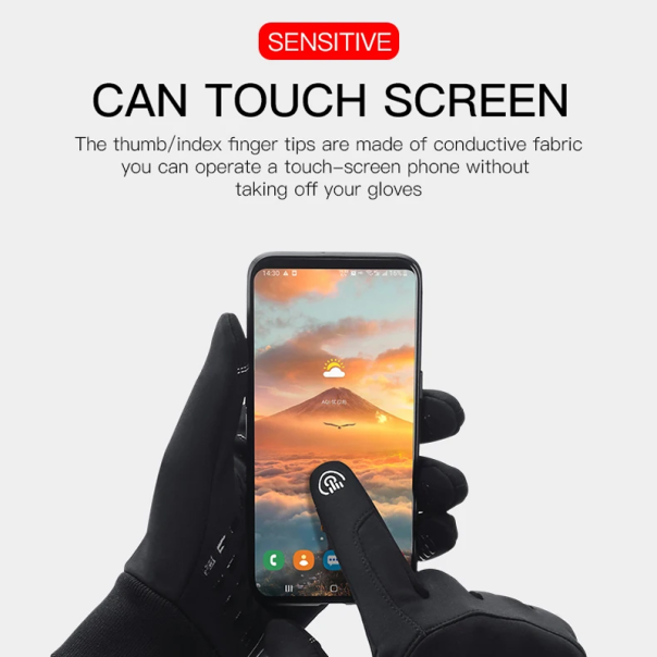 Rukavice za touch screen Kyncilor sive L - 210749