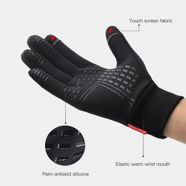 Rukavice za touch screen Kyncilor sive L - 210749