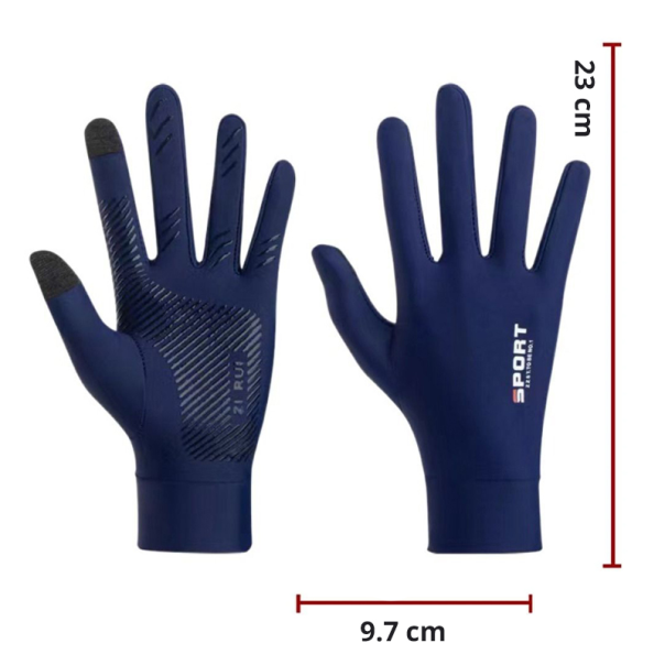 Rukavice za touch screen Sport Zero plave - 210753