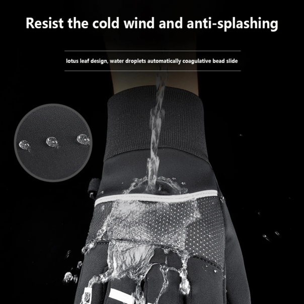 Rukavice za touch screen Vilico crne L - 213592