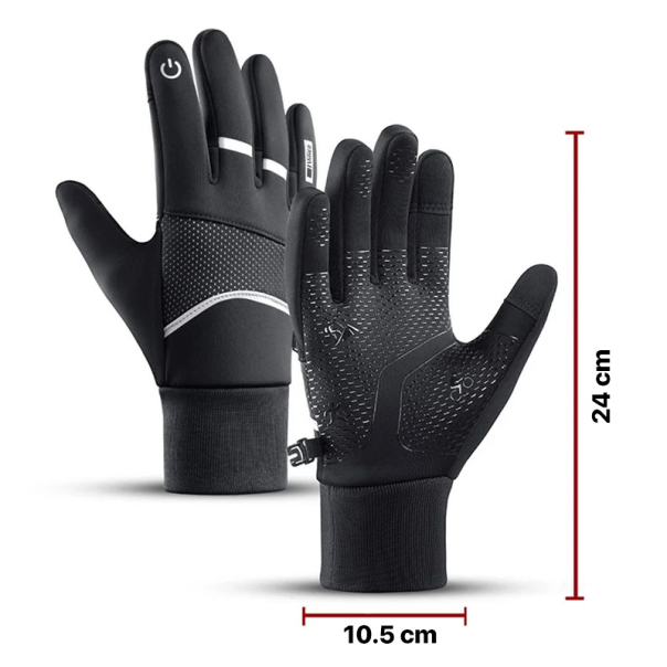 Rukavice za touch screen Vilico crne L - 213592