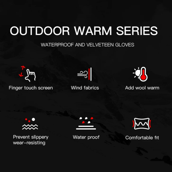 Rukavice za touch screen Vilico crne L - 213592