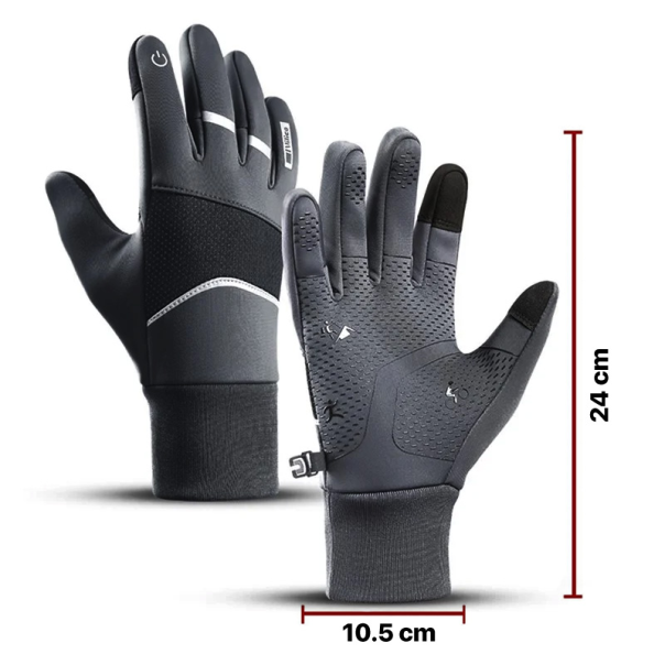 Rukavice za touch screen Vilico sive L - 213593