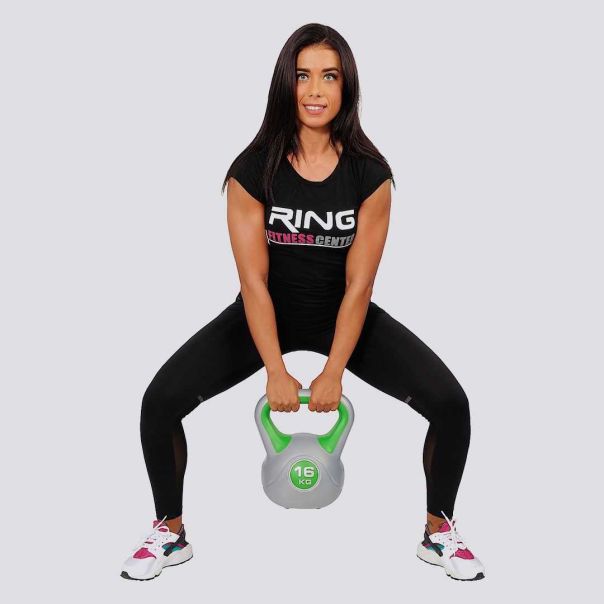 RING Kettlebell plastični 16kg u - RX DB2819-16