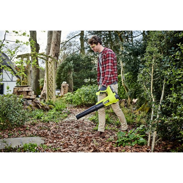 RYOBI Aku. duvač lišća 1 x 4Ah 18V ONE+RY18BLA-140 - RY18BLA-140