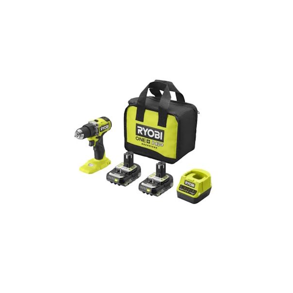 RYOBI Udarna bušilica HP, 2 baterije 2Ah i punjač set RDD18C-220S - RDD18C-220S