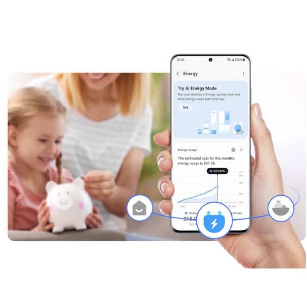 SAMSUNG Frižider sa jednim vratima RZ32C76CE22/EF, crna - RZ32C76CE22-EF