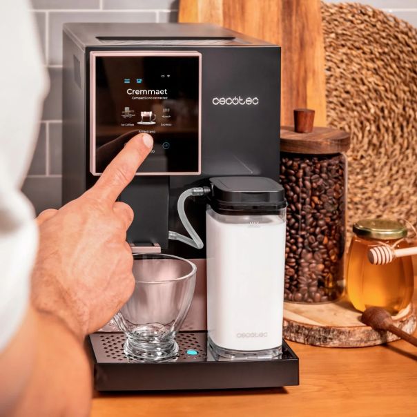 CECOTEC Aparat za espresso kafu Cremmaet, crna/roze - EP3217716