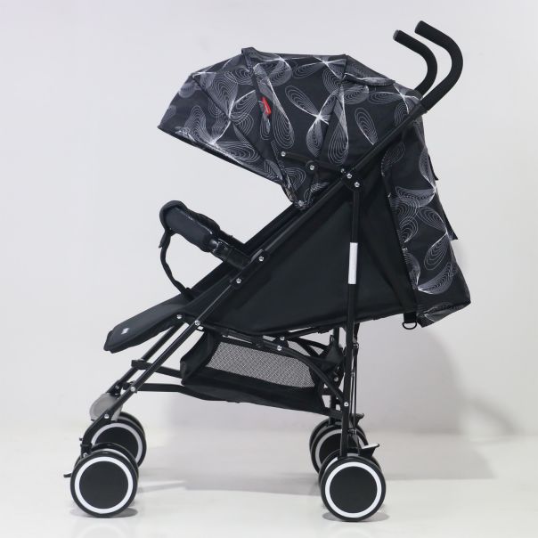 ePlayBaby Kišobran kolica (S200) - black circle - S200BLKCR