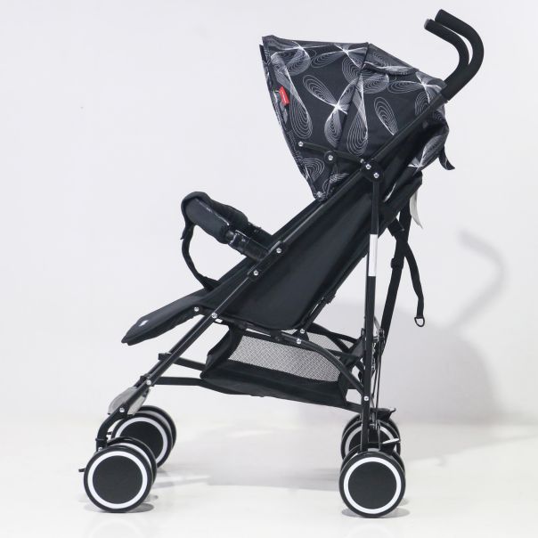 ePlayBaby Kišobran kolica (S200) - black circle - S200BLKCR