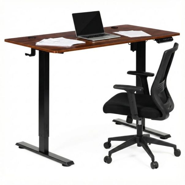 MODERNHOME Samostojeci electric sto 120x60 cm podesavanje visine 72–117 cm dark oak - EP2828250