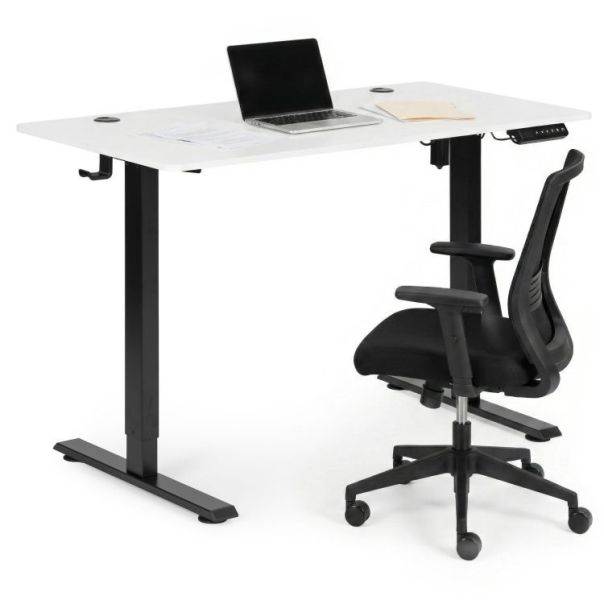 MODERNHOME Samostojeci electric sto 120x60 cm podesavanje visine 72–117 cm white - EP2828253