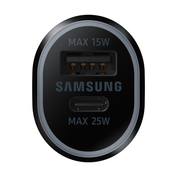 SAMSUNG Auto punjač Type C 25W & Usb A 15W, crna - 1300820
