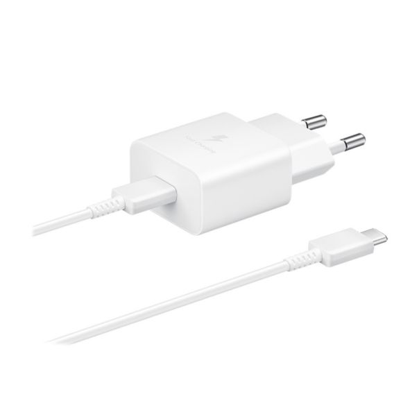 SAMSUNG Kućni punjač EP-T1510-XWE FAST Type C 15W sa kablom , bela - 1300316
