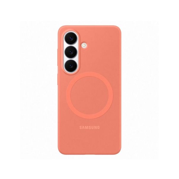 SAMSUNG silikonska futrola sa magnetom za S26 CRVENA CoralRed+gratis providna EF-ES942-COE - EP2863495