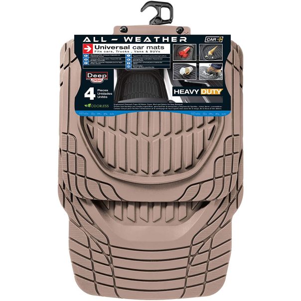 SUMEX Univerzalne gumene patosnice sand 4kom braon - SAND100