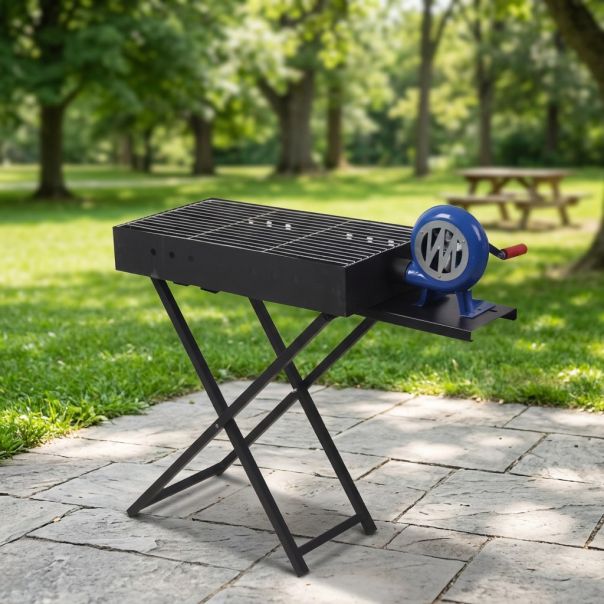 Roštilj na ćumur sa ventilatorom 30 × 69 × 106 cm - EP3173606