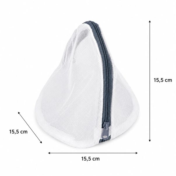 Mrežasta kesa za pranje veša sa rajsferšlusom 15,5 × 15,5 × 15,55,5 cm - EP3173666