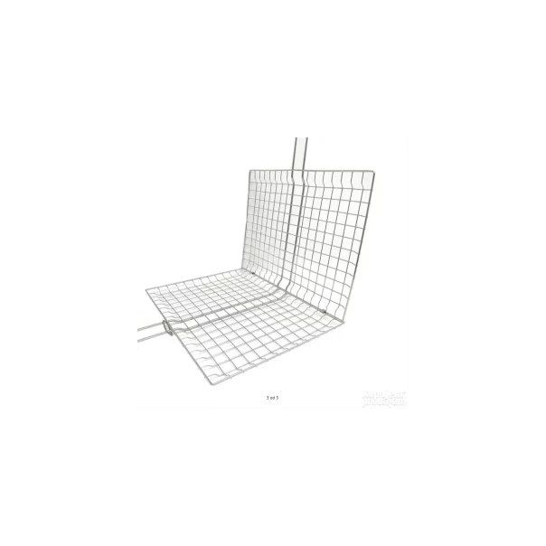 Roštilj rešetka dupla 34X22 cm sa drškom – mreža za roštilj meso i povrće - EP3173597
