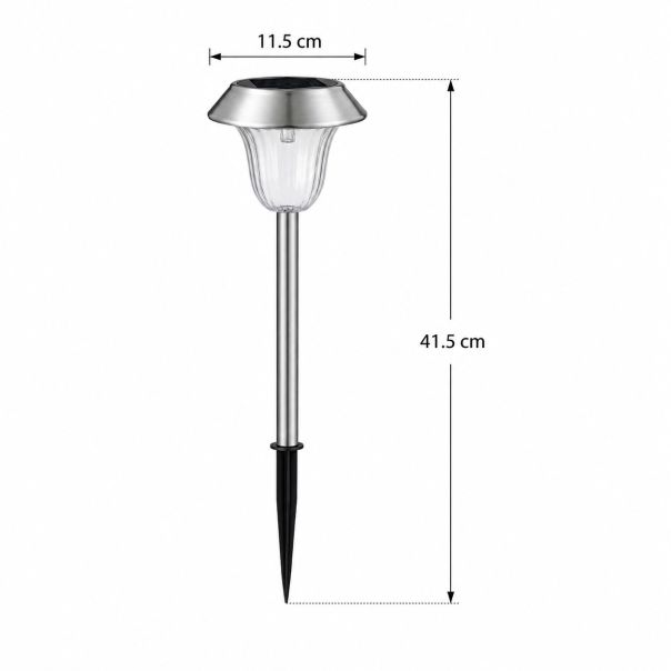 Solarna baštenska LED lampa 41,5 cm – Ubodna spoljašnja rasveta - EP3176328