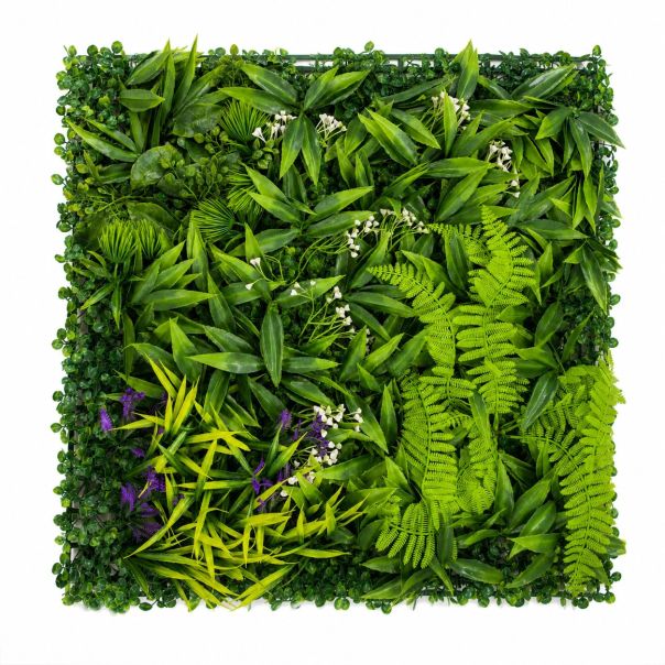 PVC veštačka živa ograda 50 × 50 cm – Dekorativni zeleni panel - EP3170405